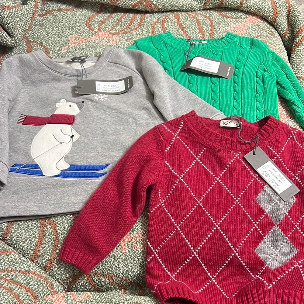 J.O Milano Italian Brand kids sweaters